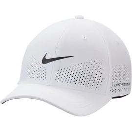 Nike Dri-Fit ADV Rise Strukturierte Swooshflex-Cap White/Anthracite/Black M/L