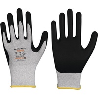 Leipold Handschuhe LeikaFlex® Touch 1464 Gr.7 grau/schwarz EN 388 PSA II 12