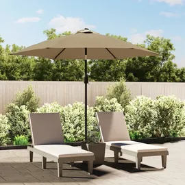 vidaXL Sonnenschirm Ø 300 cm Taupe