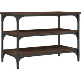 vidaXL Schuhbank 70 x 38,5 x 49 cm braun / braun