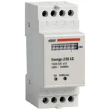 Vemer VN960100 ENERGY 230 LC Stromzähler für einphasige Systeme, Strommessgerät, Installation DIN-Schiene, Weiß