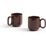 HAY Barro Becher 0,025 l Burgundy 2