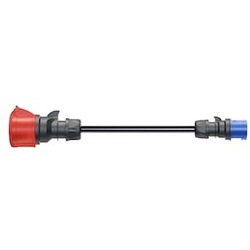 go-e Adapter Gemini flex 22kW auf 16A CEE blau