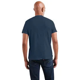 Levi's T Shirt Housemark Tee mit V Neck in Dunkelblau L