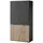 yourhouse24 Kleiderschrank SANDBOX 100 x 0 x 0 cm Schwarz
