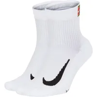 Nike Court Multiplier Max Tennis-Knöchelsocken White/White 46-50
