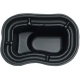 Wacredo Fertigteich Teichschale PE 250, BxLxH: 92x135x54 cm, 250 l, Fertigbecken, Teichbecken, Kunststoffbecken schwarz