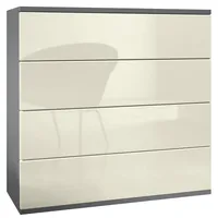 Vladon Kommode, Creme, 76x76x35 cm, Wohnzimmer, Kommoden & Sideboards,