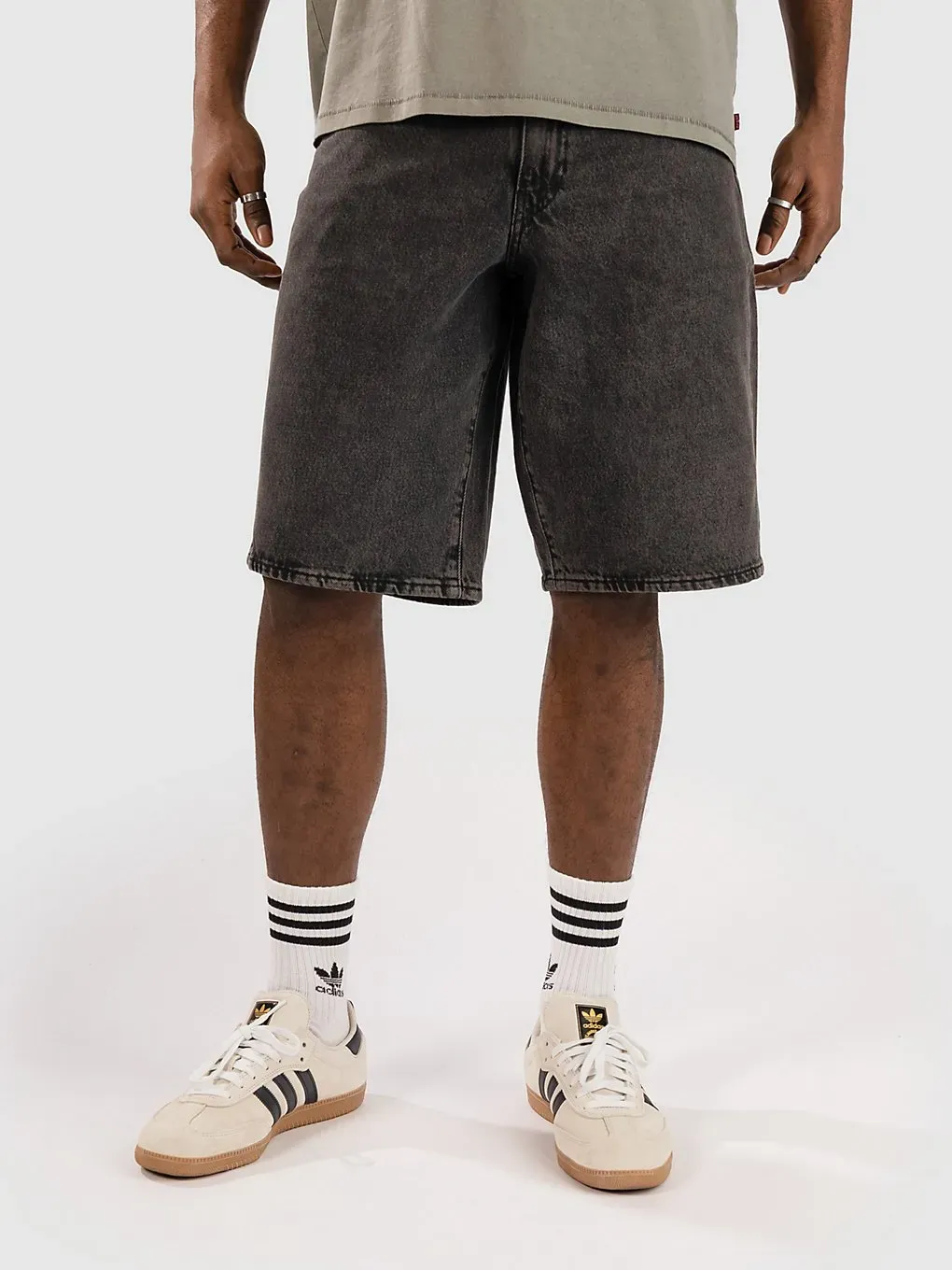 Levi's 478 Baggy Shorts black Gr. 30