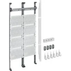 Hager UF32NW Komplettfeld Multimedia, universZ, 1050mm, 2-feld, ohne Patchmodule.Einbausatz1x Kommunikationsfeld(er) oder 2-feldig ohne Module zum