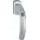 HOPPE Fenstergriff NY 0810SVS/U10 Alu.F9/stahlfarbig 35mm abschl.HOPPE