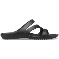 Crocs womens Kadee Ii Flip Flop Sandal, Black, 37/38 EU