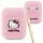 HELLO KITTY Hka23dkhsp AirPods 1/2 Hülle, Rosa/rosa Silikon, 3d-katzenkopf