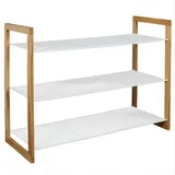 CaliCosy Schuhmöbel, Weiß, Holz, 30x55x74 cm, Garderobe, Schuhaufbewahrung, Schuhregale
