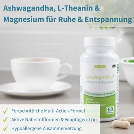 Igennus Healthcare Nutrition hochdosierter Ashwagandha Anti-Stress Komplex Kapseln 60 St.
