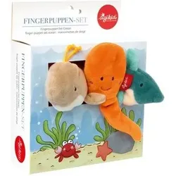 SIGIKID 43010 Fingerpuppen-Set Ozean mit drei Tieren