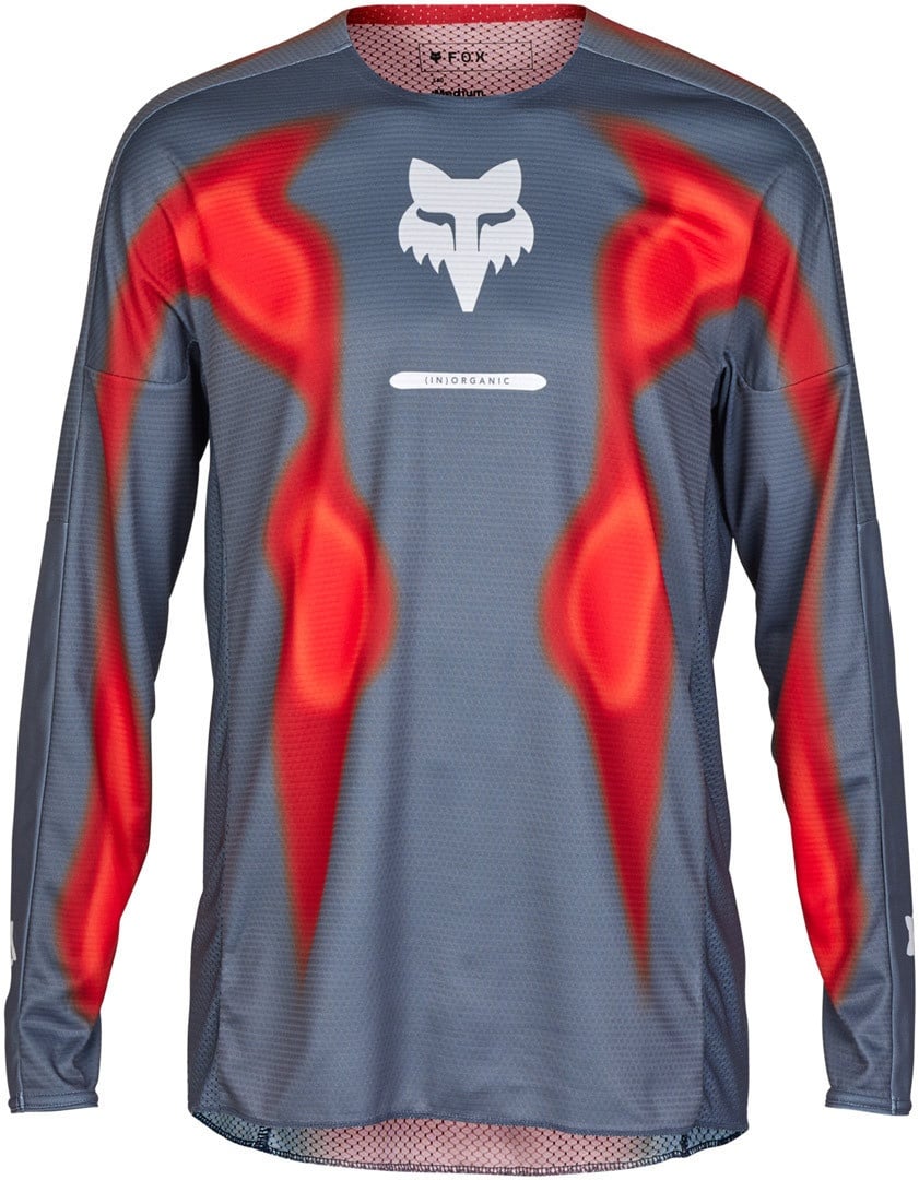 FOX 360 Volatile Motorcross Jersey, grijs-rood, M Voorman