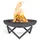 Cook King Feuerschale Santiago Ø 80 cm Schwarz