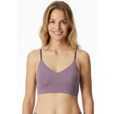 SCHIESSER Bustier Invisible Soft Mikrofaser, herausnehmbare Pads, V-Ausschnitt, Lasercut-Abschlüsse rot 36