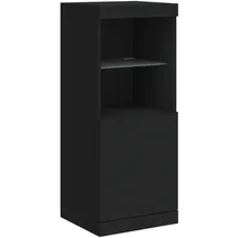 vidaXL Sideboard 41 x 100 x 37 cm Schwarz