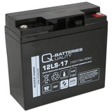 Quality Batteries Q-Batteries 12LS-17 12V 17Ah Blei-Vlies-Akku / AGM VRLA mit VdS