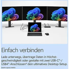 Microsoft Surface Pro 12 Copilot+ PC Snapdragon X2 Plus 16 GB RAM 512 GB SSD Schwarz EP2-73285