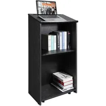 Vevor Stehpult Rednerpult 600 x 360 x 1200 mm, Podium-Ständer mit Breiter Lesefläche und Aufbewahrungsregal, Stehschreibtisch für Kirche, Büro, Sc