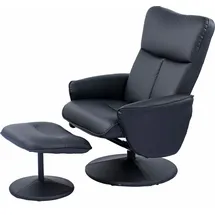 Kayoom Stuhl »Sessel Leandra 160, bequemer Relax-Stuhl, für besonderen Komfort«, 1 St., komfortabel, hochwertig, mit Armlehnen, dicke Polsterung Schwarz