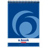 Herlitz Notizblock A5 liniert Blau