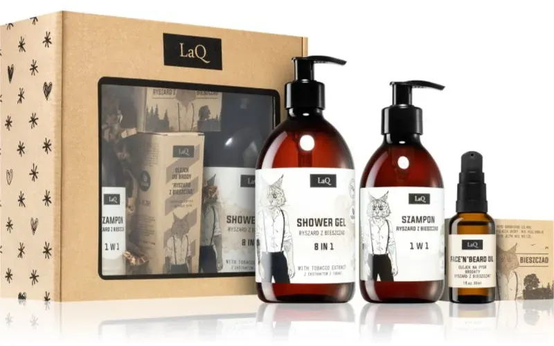 LaQ Lynx From Mountain Geschenkset für jugendliches Aussehen für Herren 4 St.