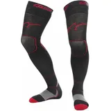 Alpinestars Long MX Socken Schwarz/Rot L/XL