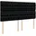 vidaXL Boxspringbett 180 x 200 cm Schwarz