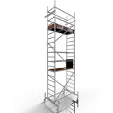 Altec Gerüst Rollfix® 600, Arbeitshöhe 6m, Standardtraverse mit Ø 125mm Rollen