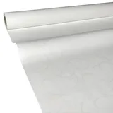JUNOPAX Papiertischdecke 50 m x 1,00 m Loop Weiß