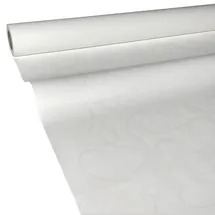 JUNOPAX Papiertischdecke 50 m x 1,00 m Loop Weiß