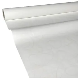 JUNOPAX Papiertischdecke 50 m x 1,00 m Loop Weiß