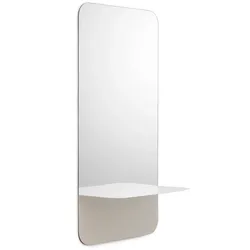 Normann Copenhagen - Horizon Spiegel, vertikal, weiß