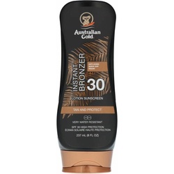 Australian Gold, Sonnencreme, Lotion mit Bronzer (Sonnenlotion, SPF 30, 237 ml)