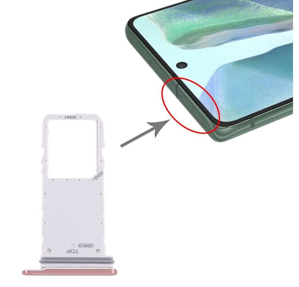 Wigento Sim Karten Halter für Samsung Galaxy Note 20 Pink Card Tray Ersatzteil Smartphone-Adapter, 0 cm