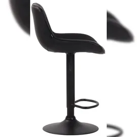 CLP 2er Set Barhocker Lentini Kunstleder Mit Fußstütze I Thekenhocker Höhenverstellbar & 360° Drehbar