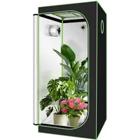Jopassy - 40x40x120cm Grow Zelt für Pflanzen Zuchtzelt Gewächshaus Box Garten Anzucht Gemüse Kräuter Grow Schrank
