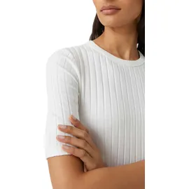 Opus Rippshirt Savka Weiß 40