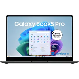 Samsung Galaxy Book5 Pro 14'' Intel Core Ultra 7 16 GB RAM 512 GB SSD Copilot+ Moonstone Gray