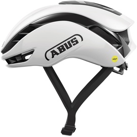 ABUS Rennradhelm Gamechanger 2.0 MIPS - High Performance Aerohelm mit optimierter Aerodynamik und Belüftung - für Damen und Herren - Größe S, Weiß