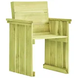 vidaXL Gartenstuhl Imprägniertes Kiefernholz 49033 60 x 58 x 86 cm