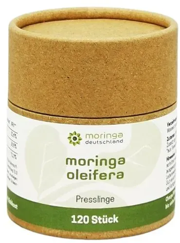 Moringa Presslinge (120 Stück) ohne Zellulose - Moringa Deutschland