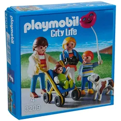 PLAYMOBIL® Familienspaziergang mit Buggy 3209-Größe:Einheitsgröße