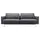creation by rolf benz CR.414 Designsofa 4-Sitzer Schwarz