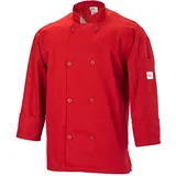 Mercer Culinary Millennia Air Uni Kochjacke, Netzrücken, Rot, Größe 2X