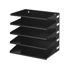 Durable Sortierstation schwarz mit 5